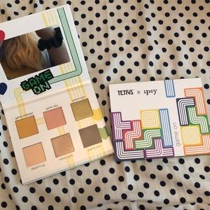 Ipsy x Tetris game on eyeshadow palette